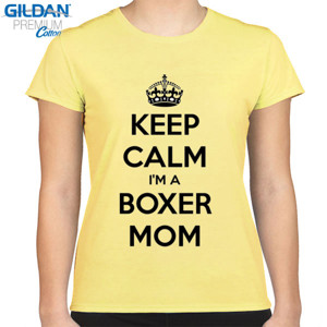 Kaos Keep Calm Iam a Boxer Mom