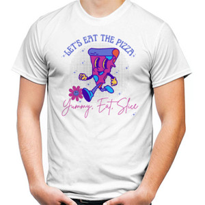 Kaos LETS EAT THE PIZZA Keren