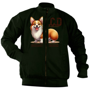 Jaket Bomber Kaos Gambar Anjing 223