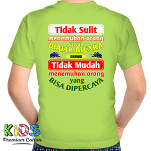 Kaos Tidak sulit menemukan orang untuk diajak bicara