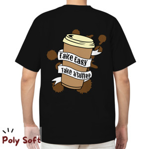 Kaos Take Easy, Take a Coffee – Coffee Lover Art