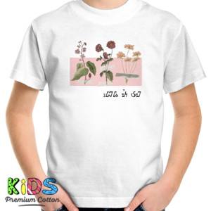 Kaos Flowers Coquette Wanita Bunga Vintage Sunda