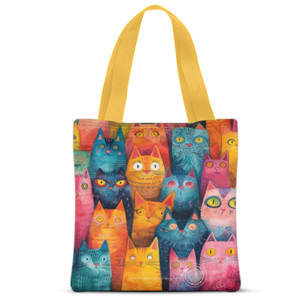 Tas Tote Fullprint MEOOOWWW