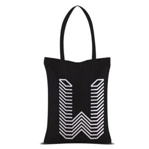 Tas Tote Logo huruf W gamer