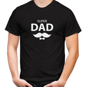 Kaos FUNNY KAOS SUPER DAD DARK