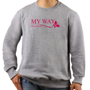 Jaket Sweater Kaos My Way Cewek V-Neck