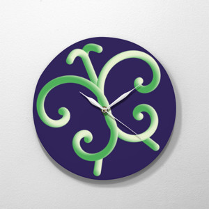 Jam Dinding Kupu-Kupu Abstrak 3D (3D Abstract Butterfly)