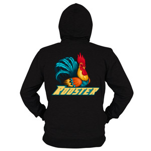 Hoodie Zipper Rooster