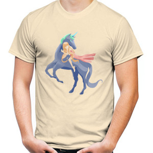 Kaos Unicorn girl t-shirt
