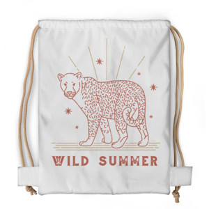 Tas Serut Fullprint Leopard Summer Quote