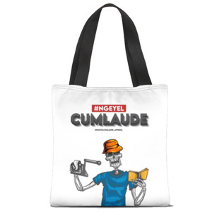 Tas Tote Fullprint Totebag mahasiswa kuliah #Ngeyelcumlaude