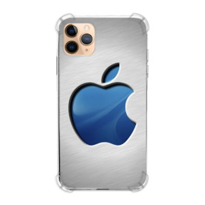 Casing HP Apple 3D Silver