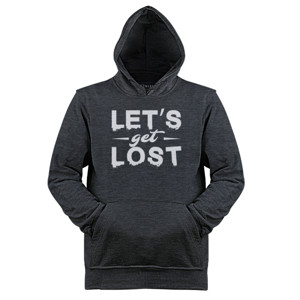 Jaket Hoodie Lets Get Lost White