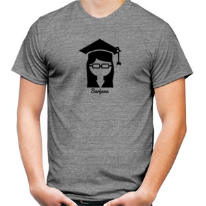 Kaos Baju Kaos Sarjana (Cewek)