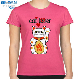 Kaos CAT LOVER MANEKI NEKO