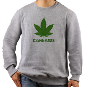 Jaket Sweater Cannabis