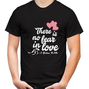 Kaos 1 John 4:18 [White Text]