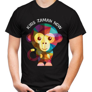 Kaos KIDS ZAMAN NOW - ANAK MONYET
