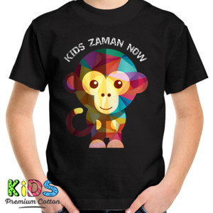 Kaos KIDS ZAMAN NOW - ANAK MONYET