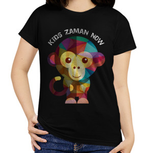 Kaos KIDS ZAMAN NOW - ANAK MONYET