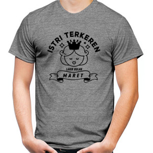 Kaos ISTRI TERKEREN MARET - DARK