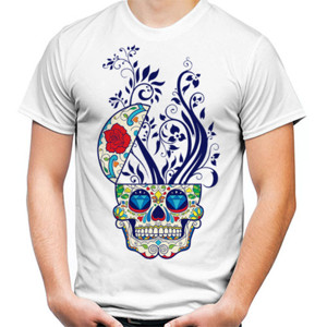 Kaos Colorful Skull