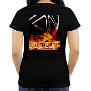 Kaos Hoodie Burn Out