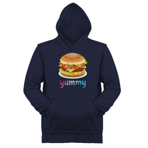 Jaket Hoodie yummy burger