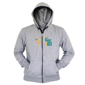 Hoodie Zipper bertemanaman