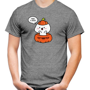 Kaos Peek a boo! Udah nggak sabar Halloween ya!
