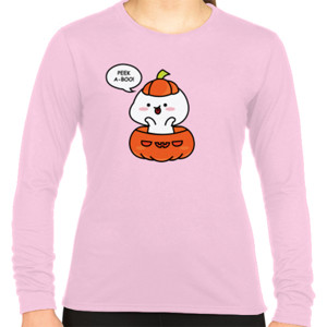 Kaos Peek a boo! Udah nggak sabar Halloween ya!
