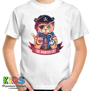Kaos kucing lucu The pirates cat