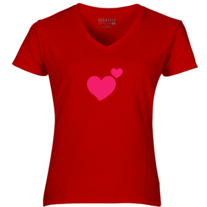 Kaos Love Hearts