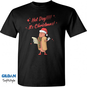 Kaos Hot Dog Christmas - Kaos Natal Lucu