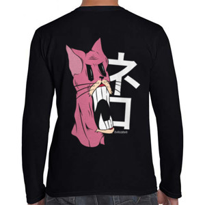 Kaos #4 pinkcats (black) 