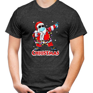 Kaos Dabbing Santa with Mask Christmas