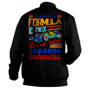 Jaket Bomber Formula E on Gildan