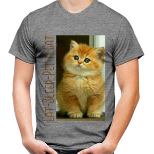 Kaos Kaos Eat-Sleep-Pet A Cat