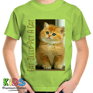 Kaos Kaos Eat-Sleep-Pet A Cat