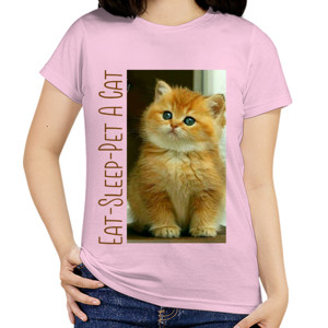 Kaos Kaos Eat-Sleep-Pet A Cat