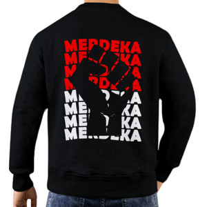 Jaket Sweater Hut RI Merdeka Merah Putih