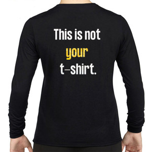 Kaos WORDS_this is not your shirt