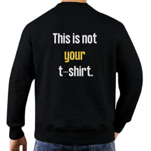 Jaket Sweater WORDS_this is not your shirt