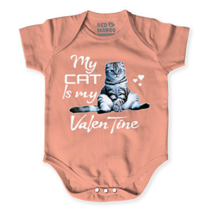 Baby Jumper My cat is my valentine Shirt - Cat day