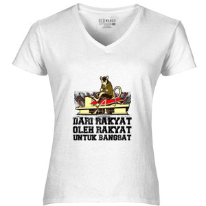 Kaos Dari Rakyat Oleh Rakyat (Hitam)