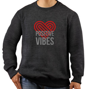 Jaket Sweater Positive Vibes