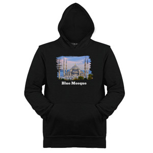 Jaket Hoodie Blue Mosque
