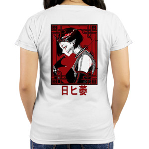 Kaos Ghoul (日ヒ萎) depan belakang