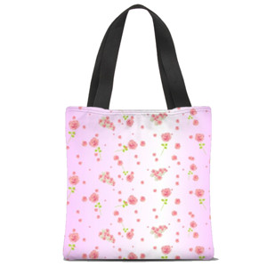 Tas Tote Fullprint Roses flowers