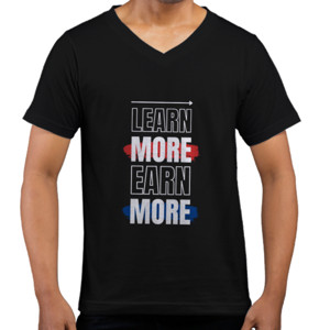 Kaos  Kaos Motivasi Learn More Earn More